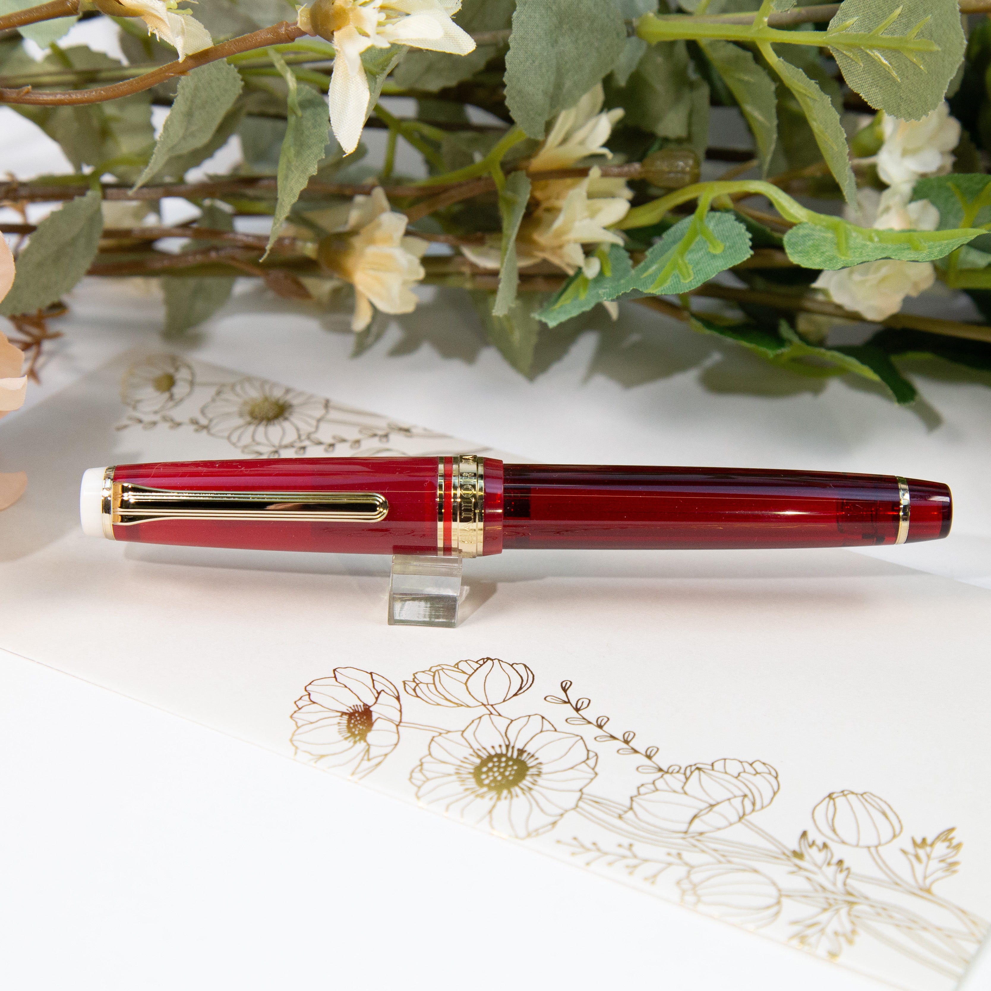 世界のティータイム スリム万年筆 フィーカ ハロングロットル – Poesie文具