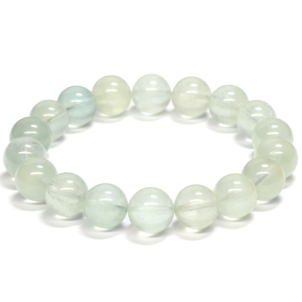 グリーンアクアマリン ブレスレット 11.5mm #RB067 – premium stone