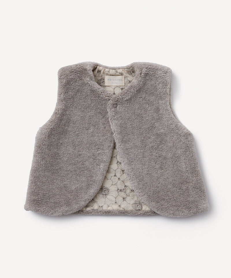 ヤクフェイクファーベスト / オーガニックコットン – PRISTINE