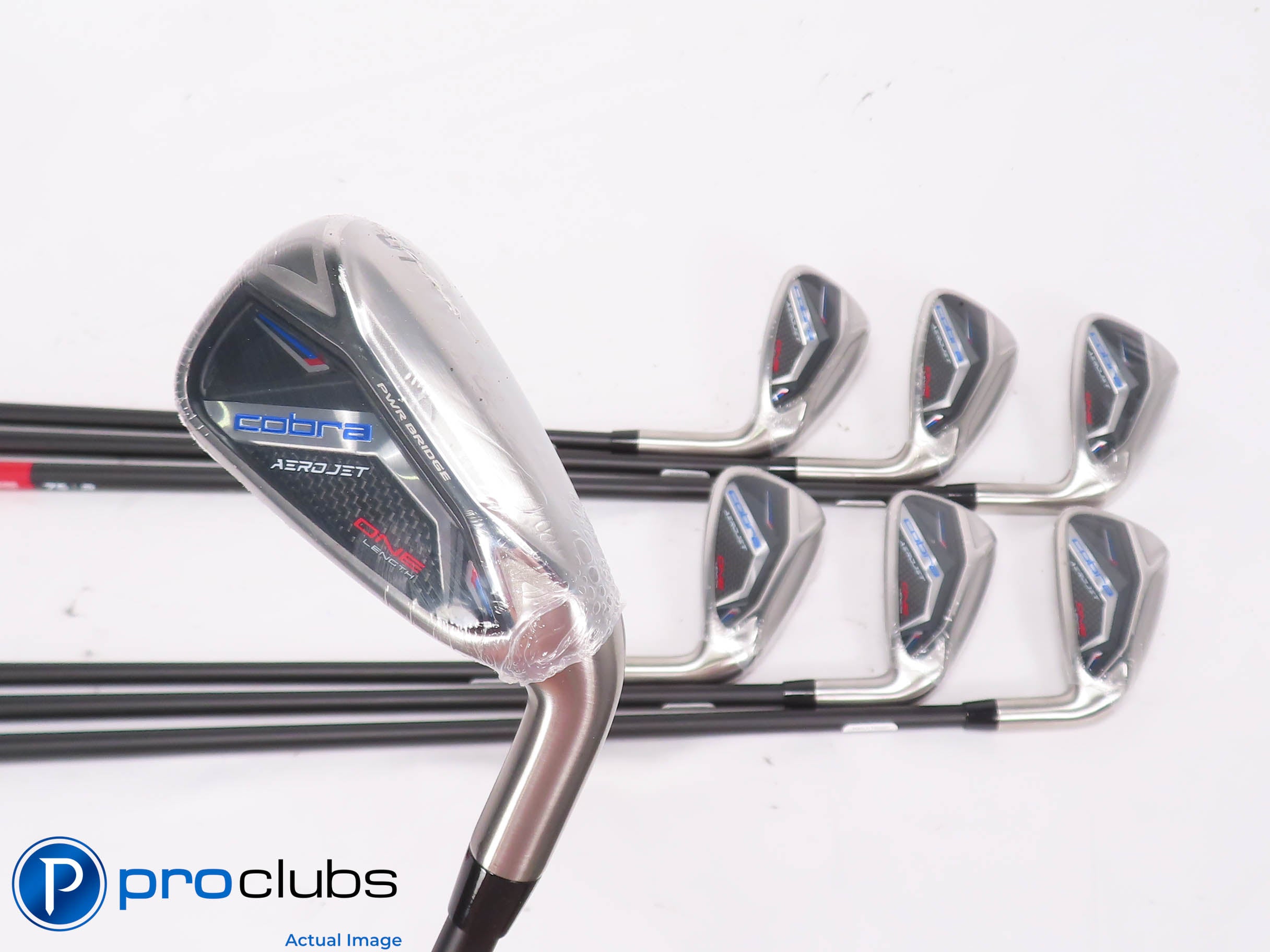 NEW Cobra AEROJET ONE Length 5-PW,GW IRON SET - KBS Regular Flex Graph