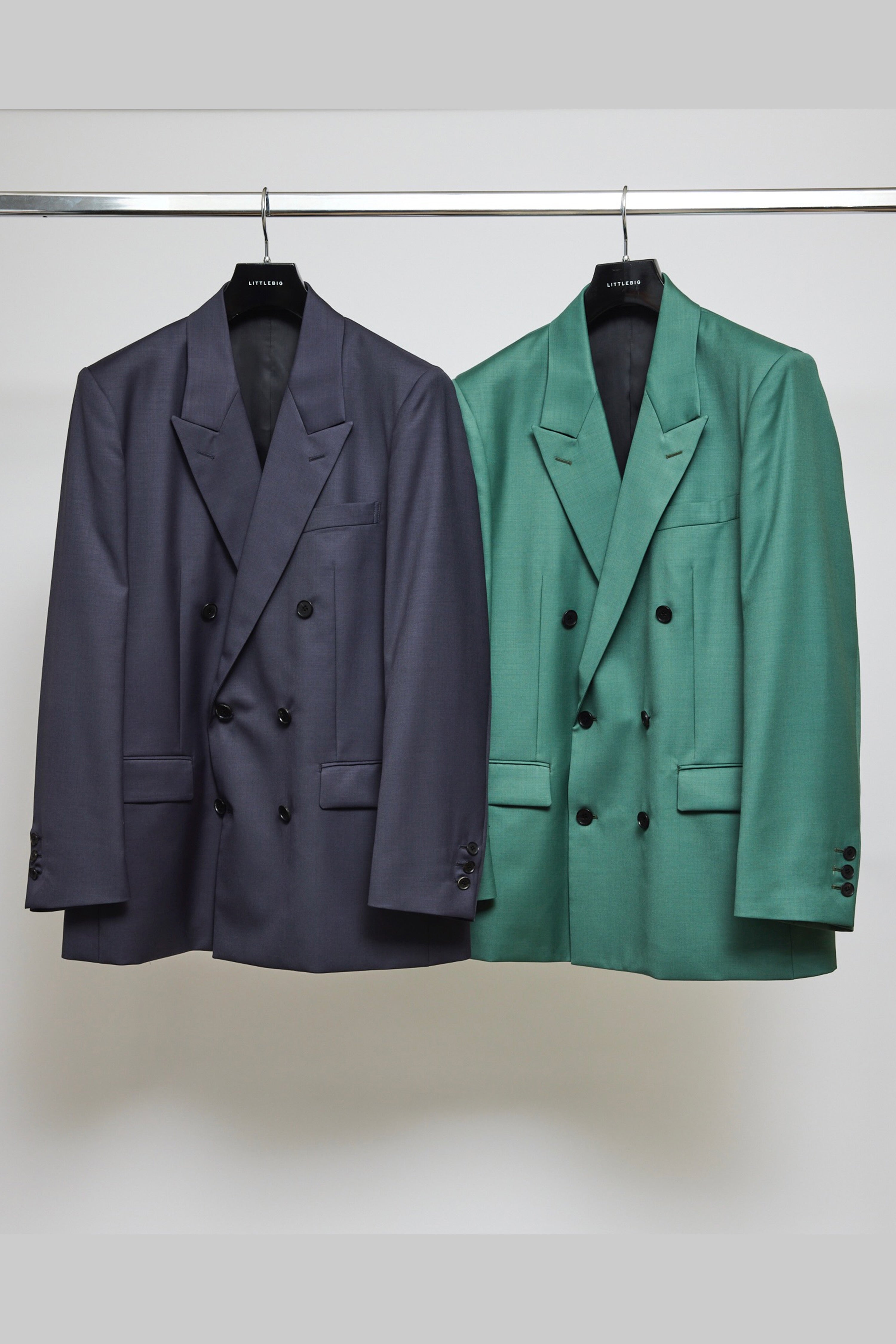 LITTLEBIG(リトルビッグ)のDouble Breasted JacketGray or Greenの通販