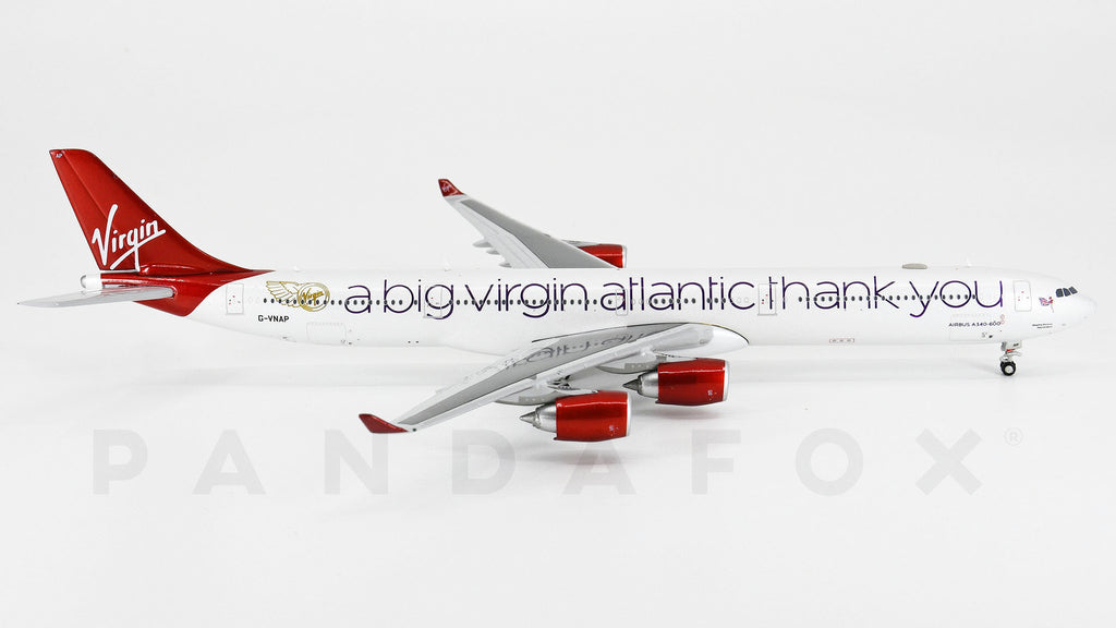 Virgin Atlantic Airbus A340-600 G-VNAP A Big Thank You GeminiJets