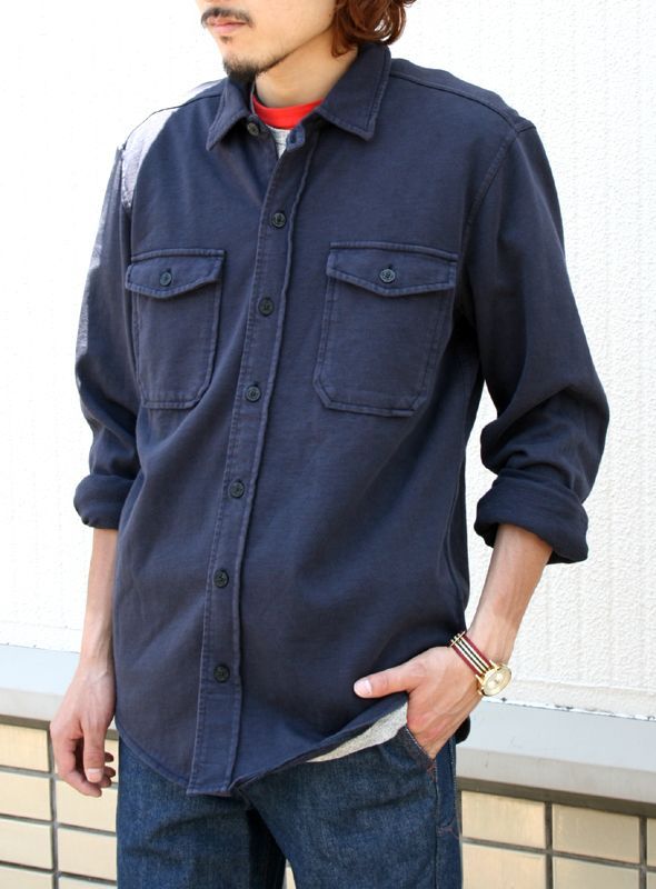 RRL ダブルアールエル コットンマリンワークシャツ