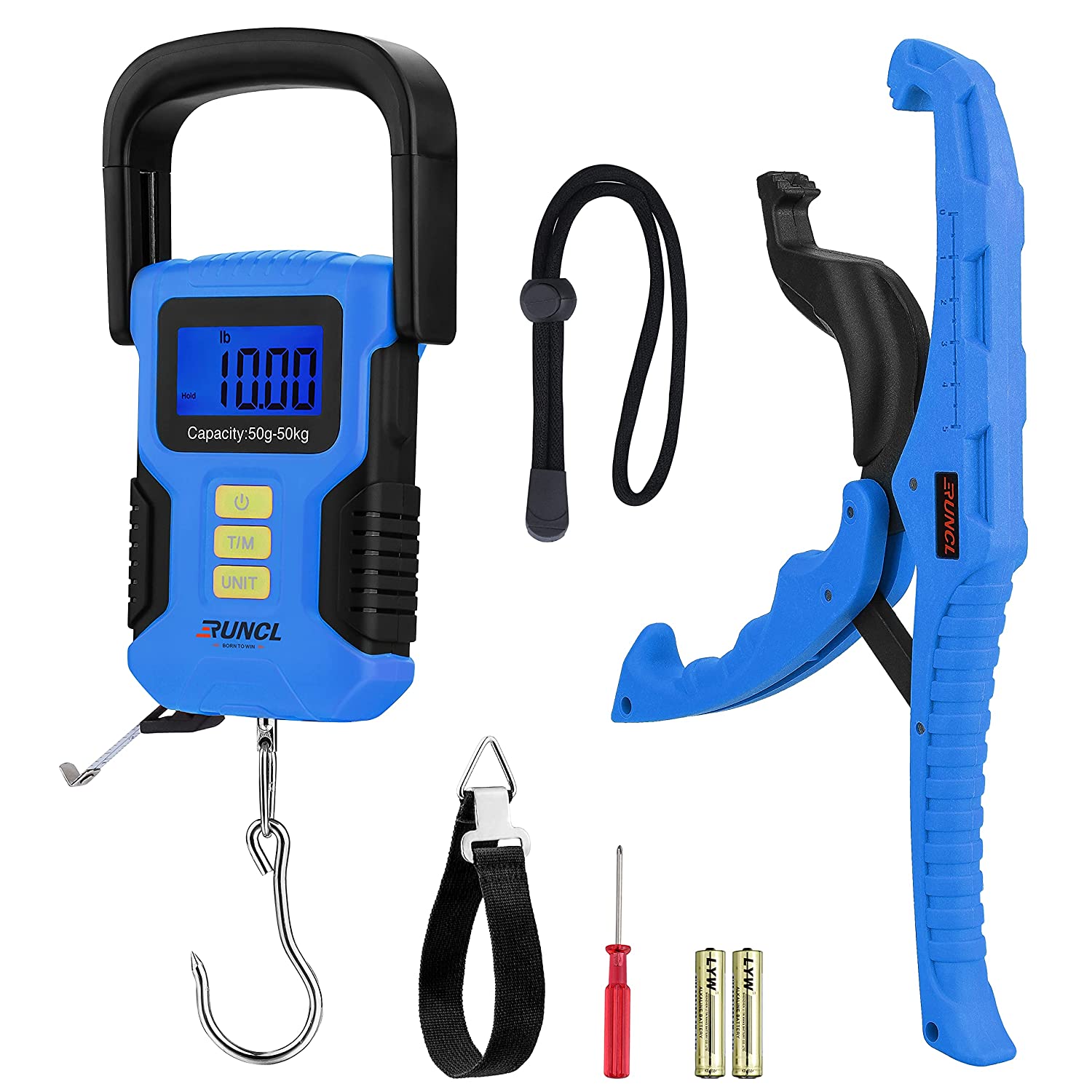 RUNCL Waterproof Fishing Scale Blue/Orange – Runcl