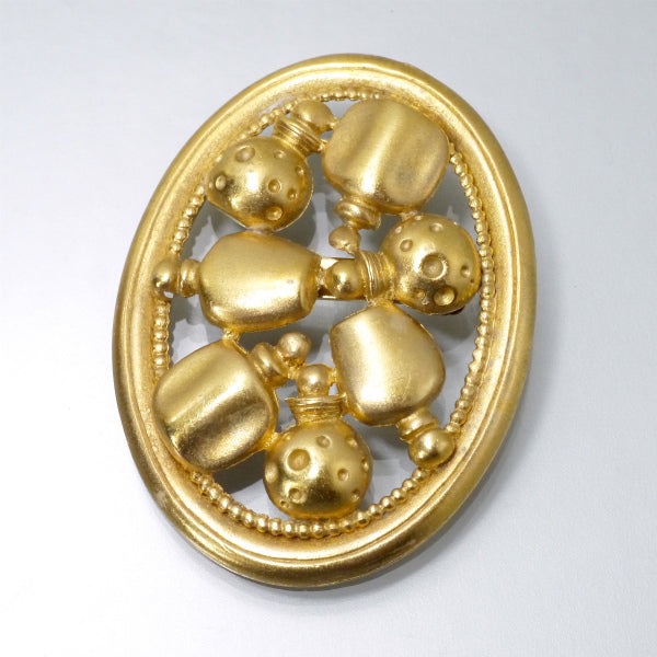 OLD Dior 香水瓶モチーフブローチ（ゴールド） – Vintage Shop Rococo