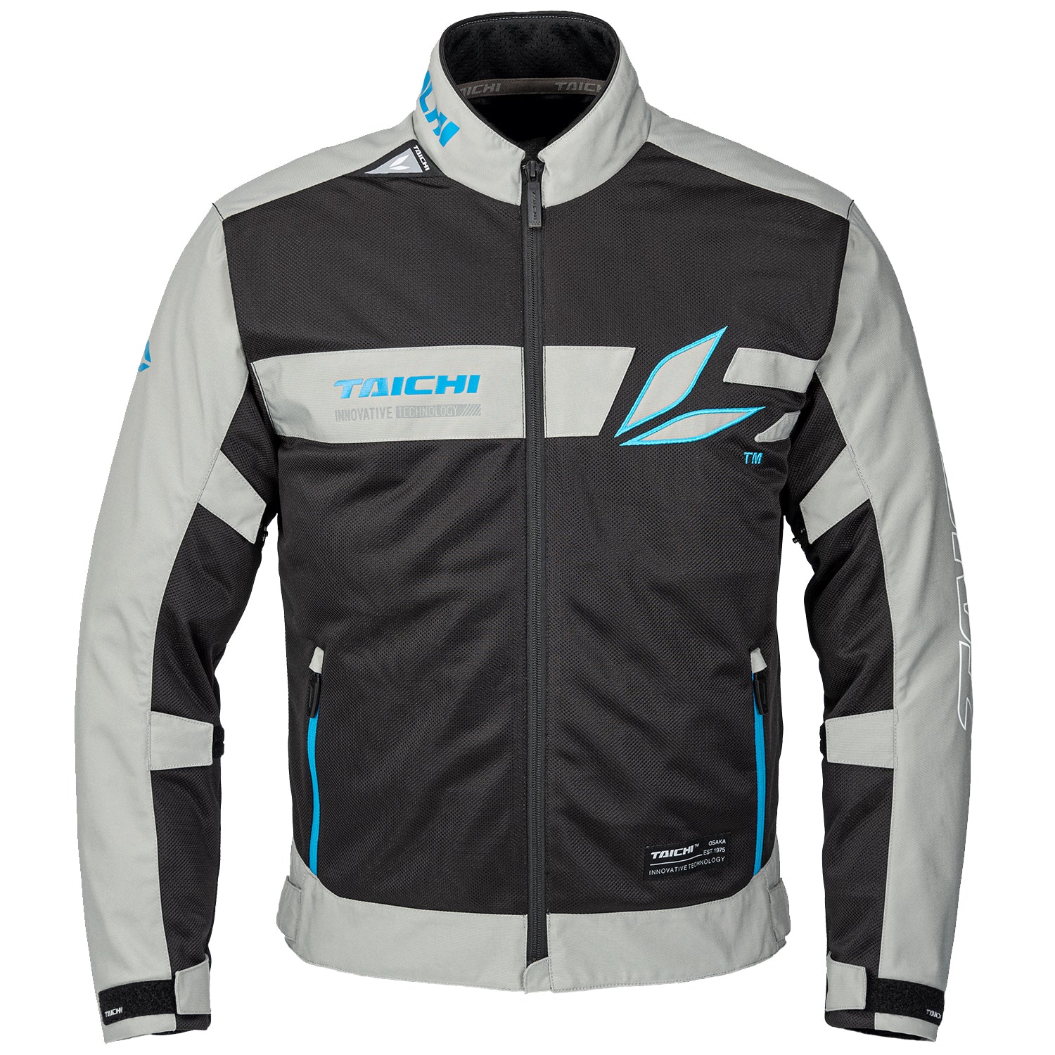 RACER MESH JACKET GRAY/CYAN RSJ336 – RS-TAICHI USA
