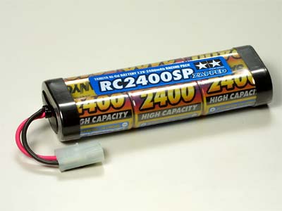 タミヤ 7.2VレーシングパックRC2400SPザップドタイプ