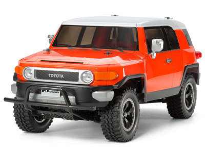 タミヤ 1/10RC トヨタ FJクルーザー オレンジボディ（CC-01シャーシ）