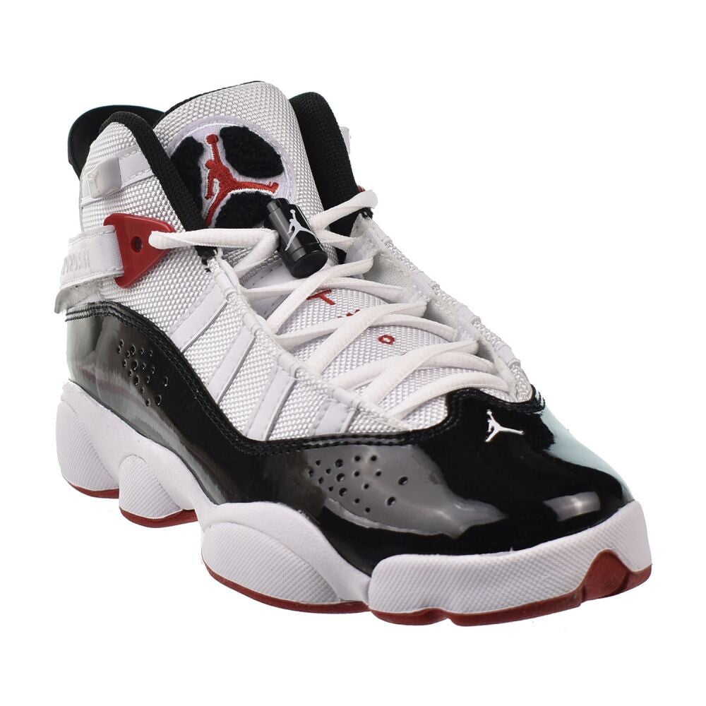 Jordan 6 Rings (GS) Big Kids' Shoes White/Black-Varsity Red 323419-164