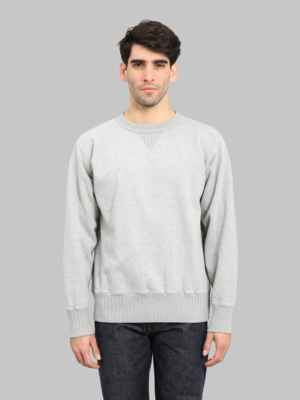 Studio D'Artisan 8188 Loopwheel Crewneck Sweatshirt Grey