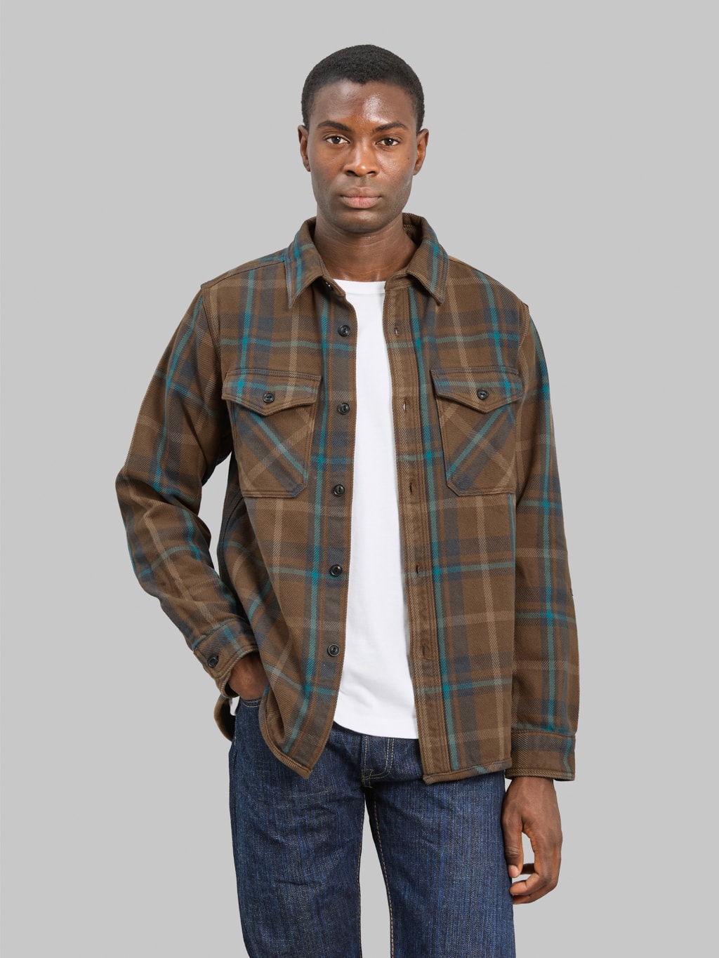 UES Extra-Heavy Flannel Shirt 15.5oz – Made in Japan