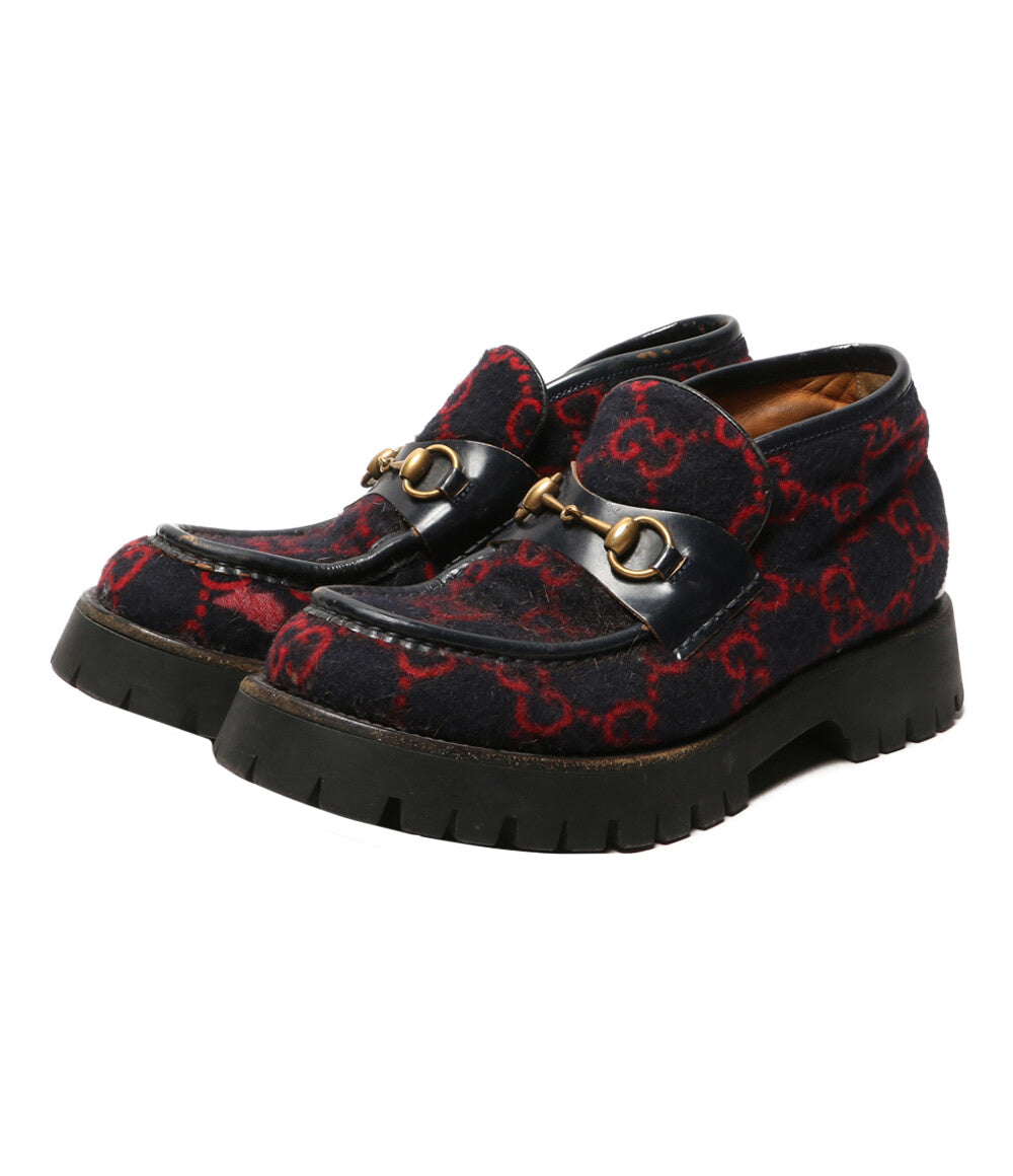 グッチ ホースビットローファー GG柄 メンズ SIZE 8 GUCCI – Rehello
