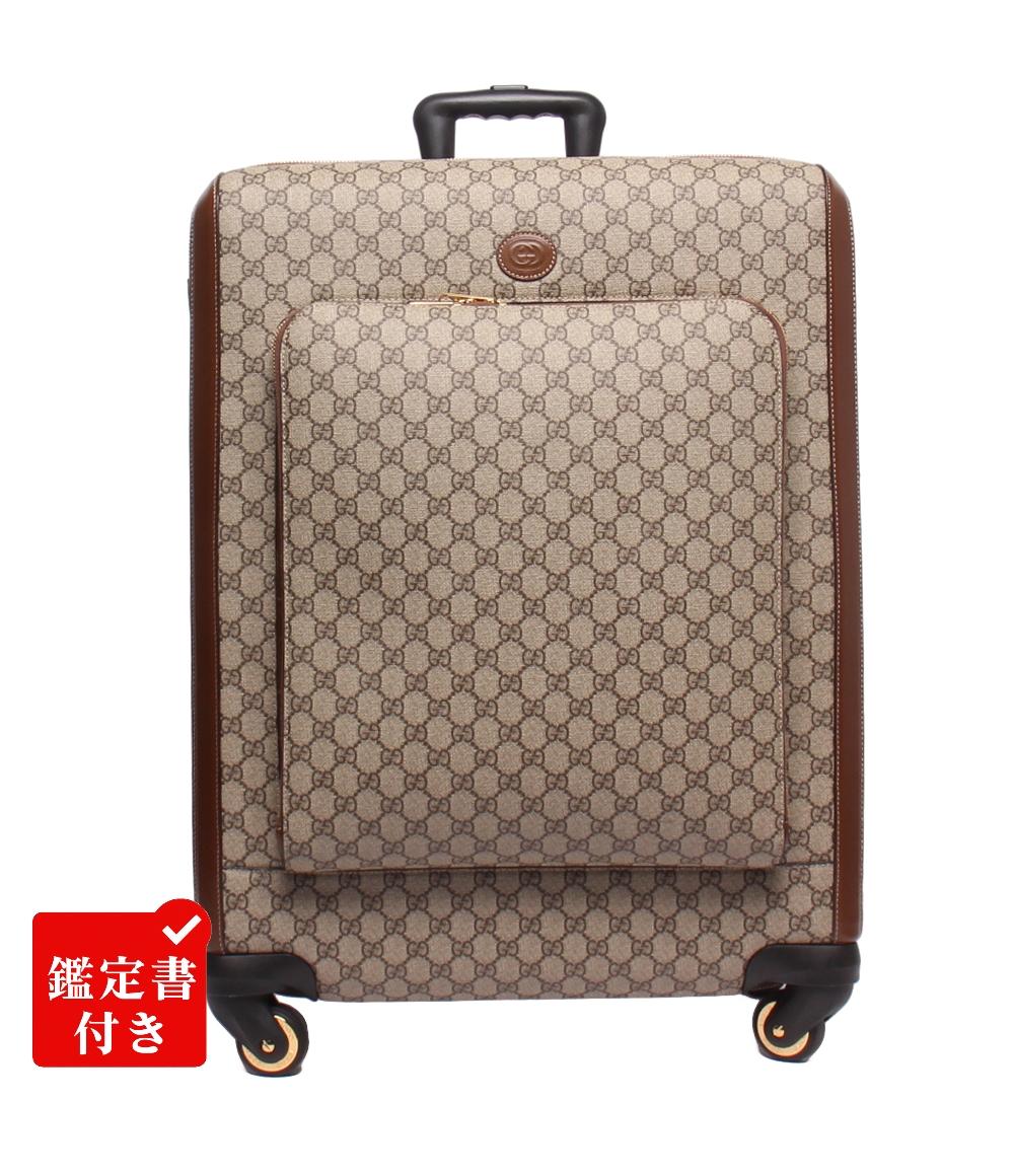 美品 GUCCI キャリーケース GGスプリーム 429038 525040 メンズ