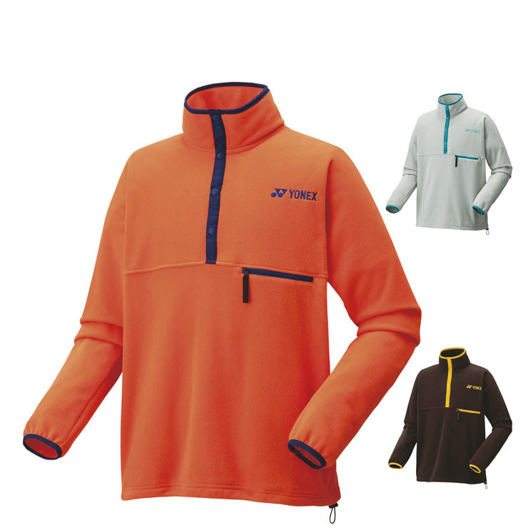 ヨネックス YONEX フリースプルオーバー ジャケット 長袖 メンズ ユニ