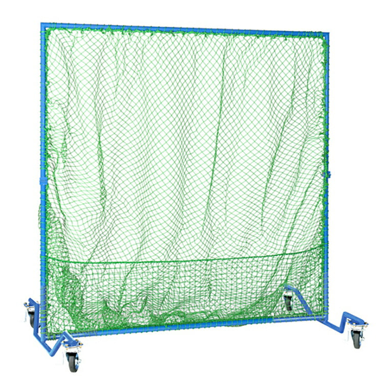 ニッシンエスピーエム ティーバッティング用ネット 菱目タイプ 車輪