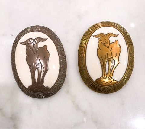 山羊のブローチ！！！ | 10年以上も飽きないアクセサリー in 銀座ブログ