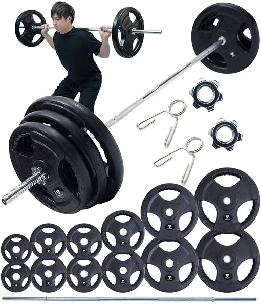 ezバー 重量固定 30kg フィクスドバーベル アメリカンバーベル