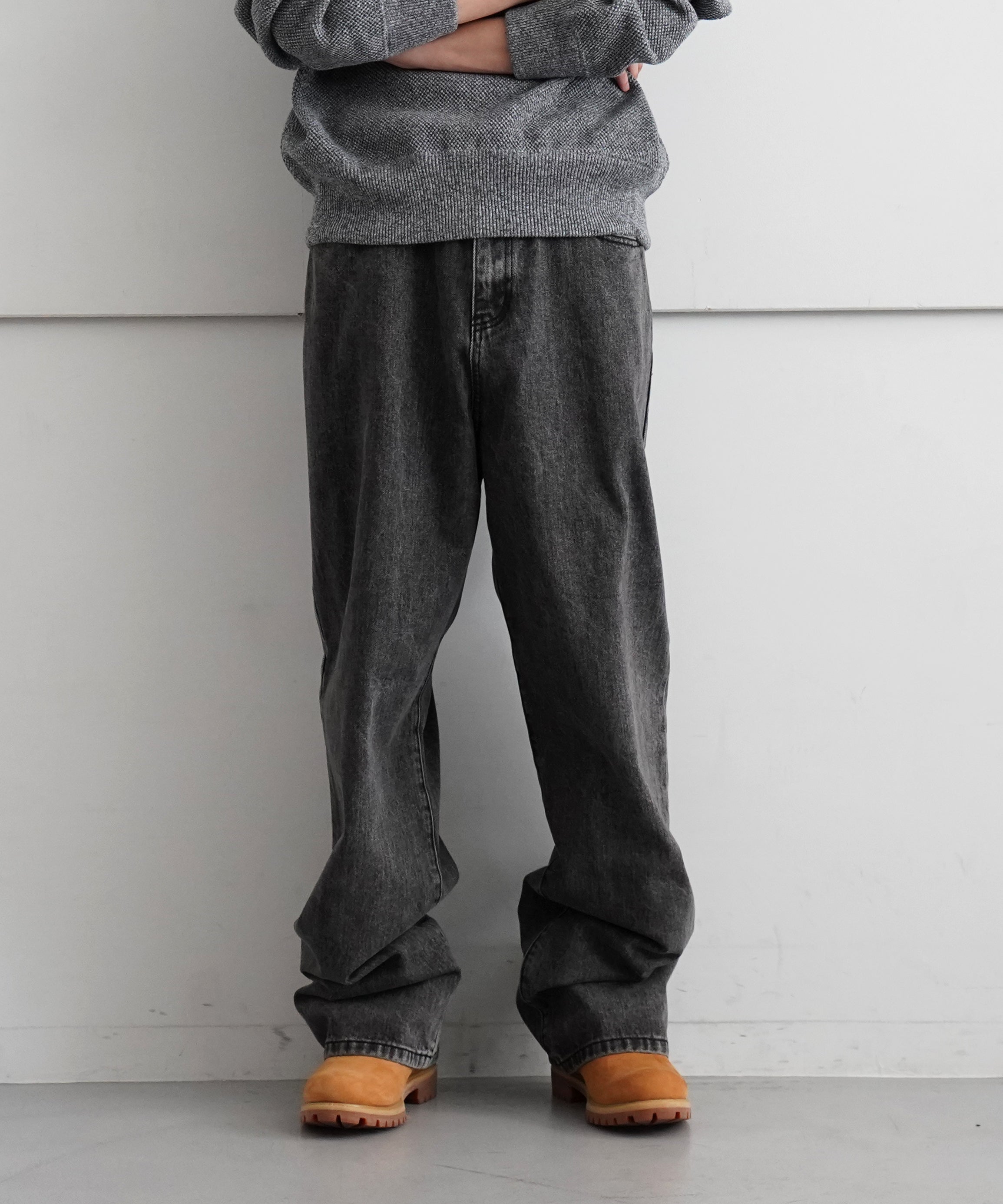 Basketcase【バスケットケース】lax baggy denim 