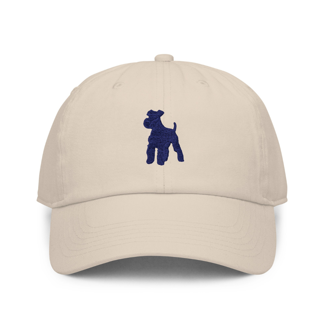 シュナウザーロゴ刺繍キャップ（ネイビーロゴ） – Beardie