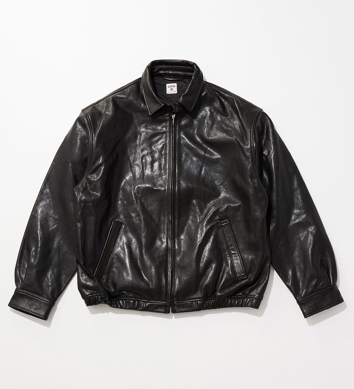 ZIP UP JACKET Leather Black – EDWIN CONCEPT SHOP