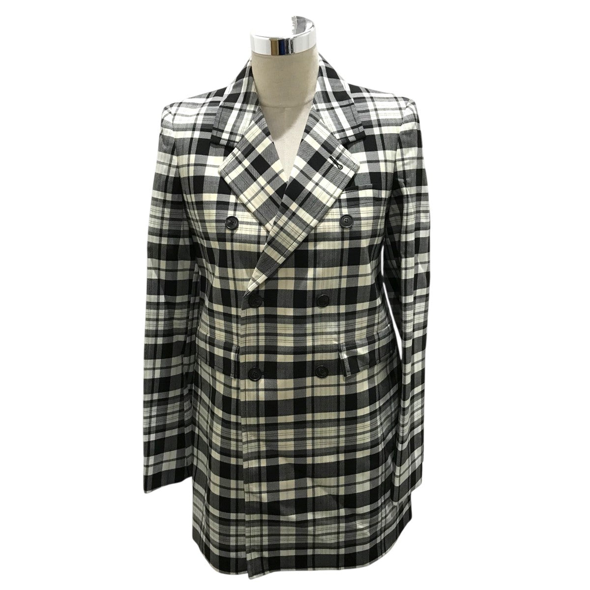 BALENCIAGA(バレンシアガ) ダブルブレストチェックコート528625 528625