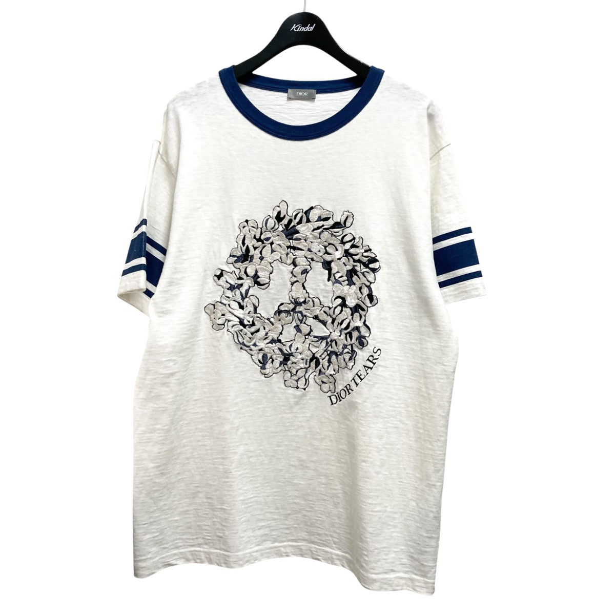 Christian Dior×Denim Tears フラワー刺繍カットソー393J696F0849