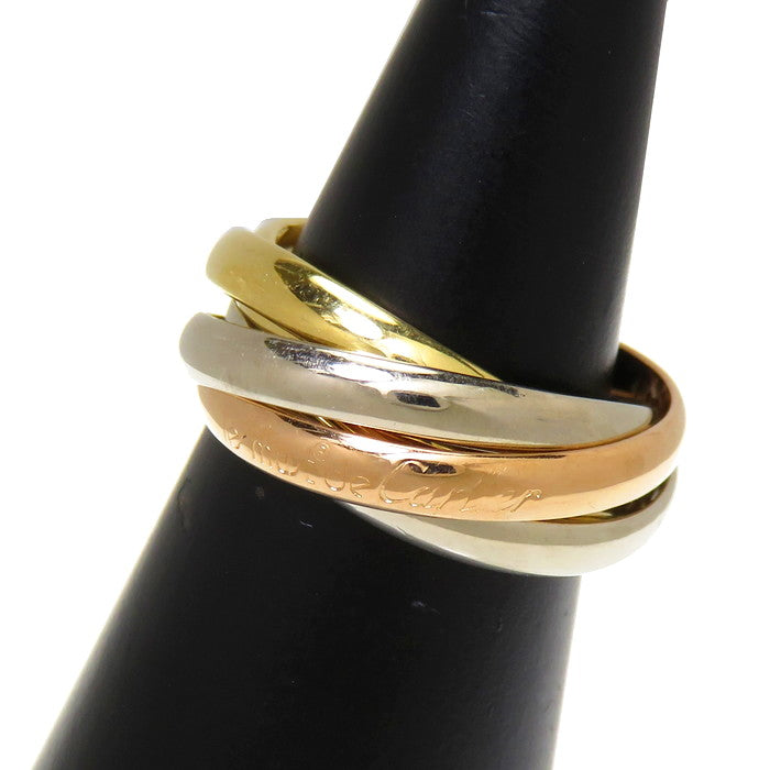 8号【CARTIER/カルティエ】 トリニティ 5連 リング・指輪 K18YG