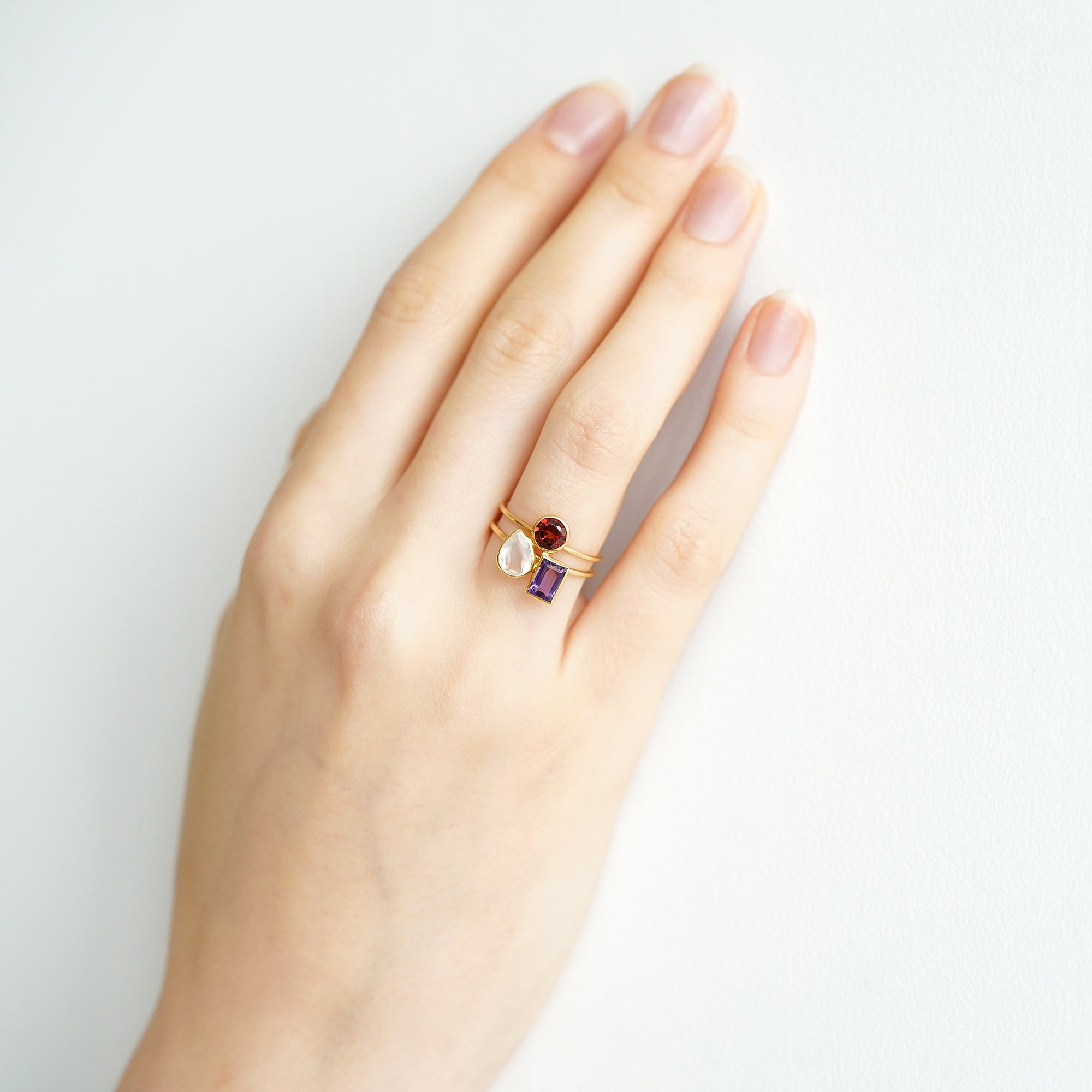 K18 マルチカラーデザインリング | シンプリッチ公式オンラインショップ