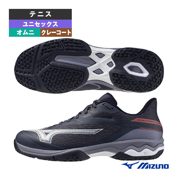 ミズノ シューズ ]ウエーブエクシードコート ワイド OC WAVE EXCEED