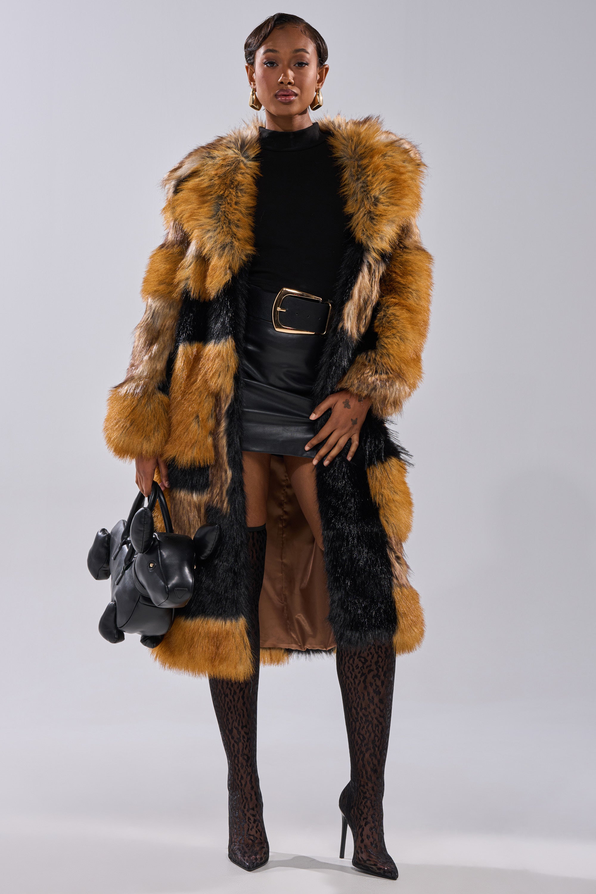 COSMO PATCHWORK FAUX FUR – AKIRA