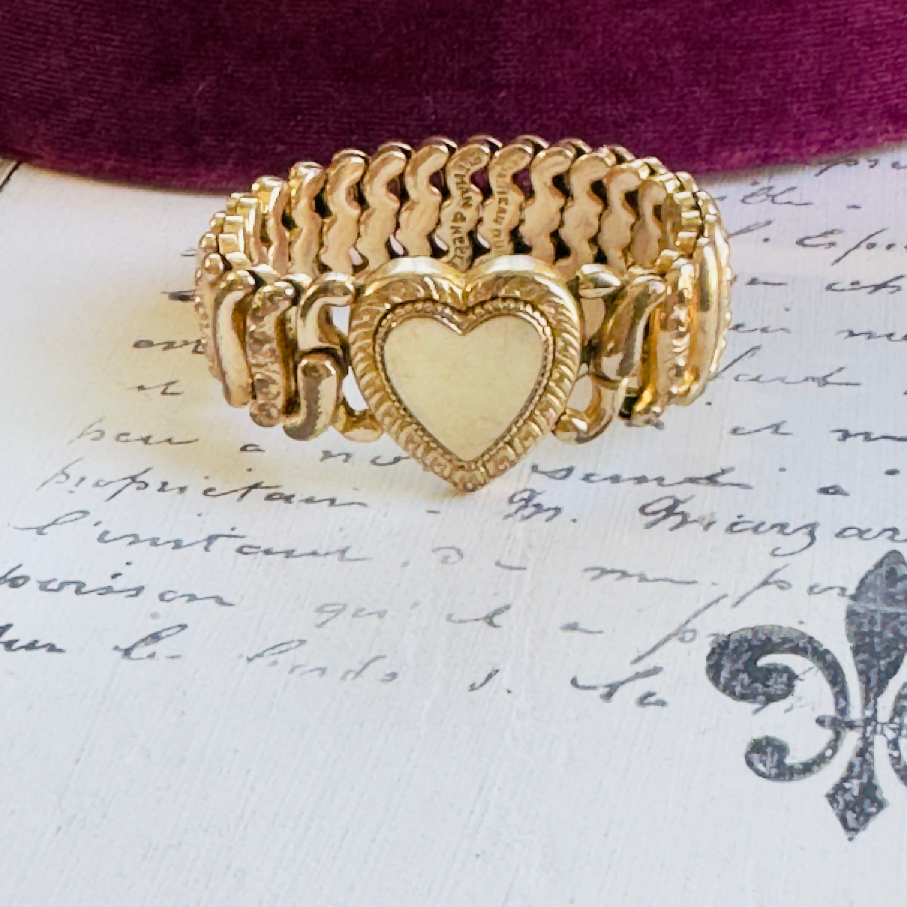 Pitman & Keeler Sweet Heart Expansion Bracelet – Circa 1920's