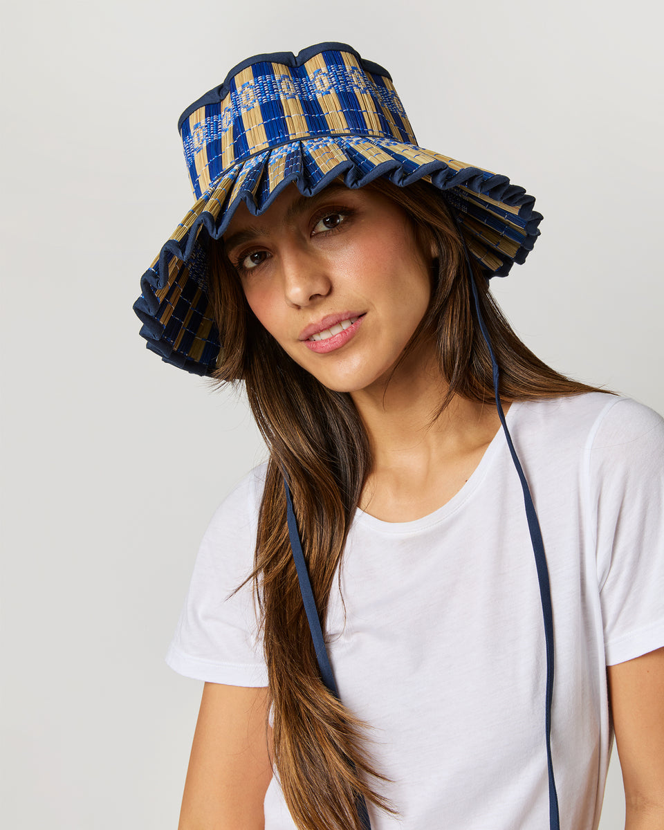 Midi Capri Hat in Mediterranean | Shop Ann Mashburn