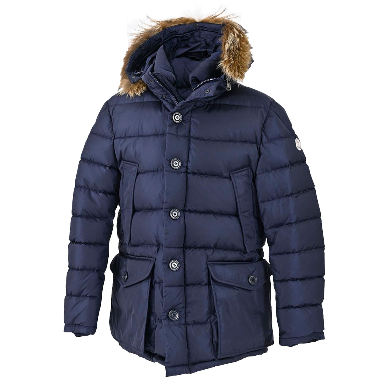 モンクレール MONCLER ダウンコート Cluny 742 ネイビー メンズ