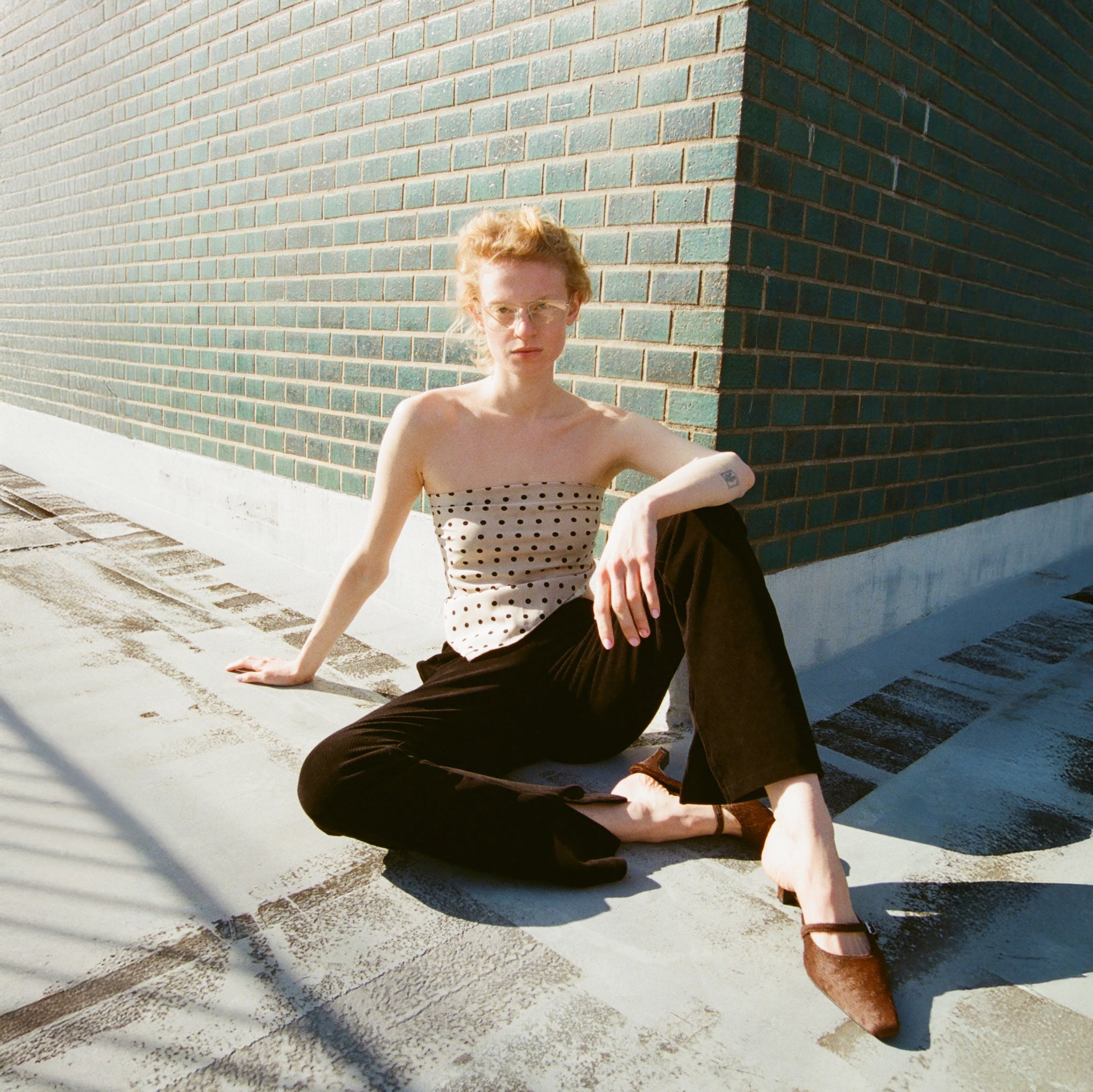 コーデュロイStretchストレートパンツ