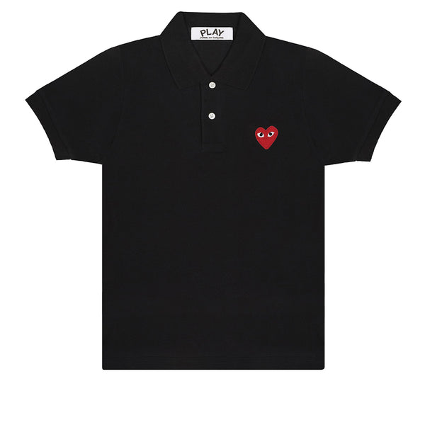 COMME des GARCONS PLAY Polo Shirt Black – T0K10