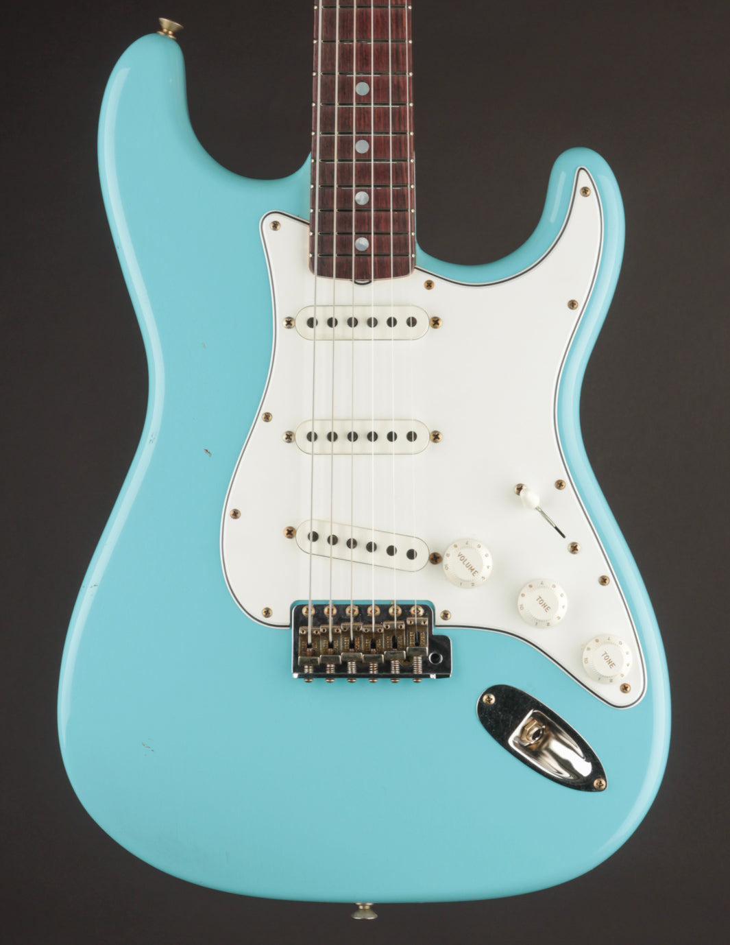 Fender '69 Stratocaster: Faded Daphne Blue Custom Shop at The