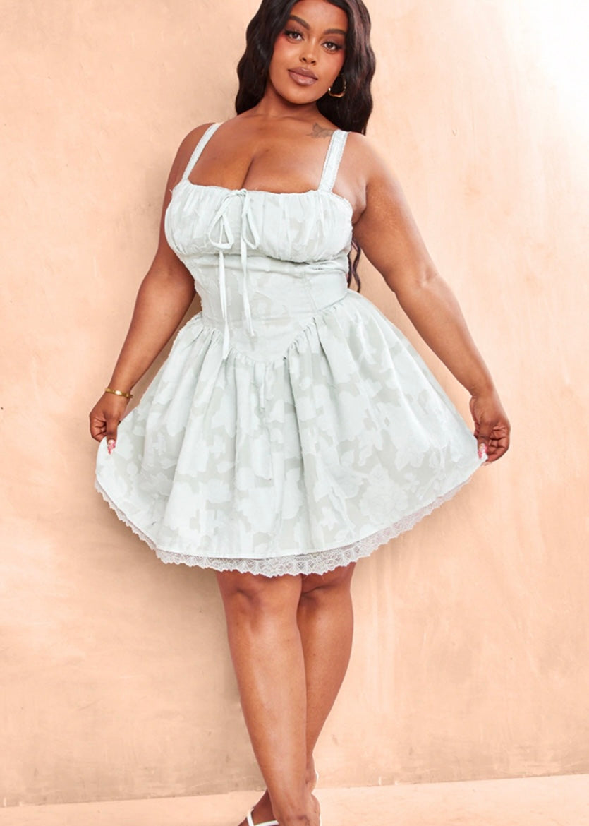Tea Time Milkmaid Mini Dress – The Style Guide TT