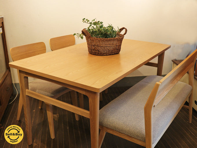 unico ウニコ SIGNE シグネ ダイニングテーブル ナチュラル 幅140cm