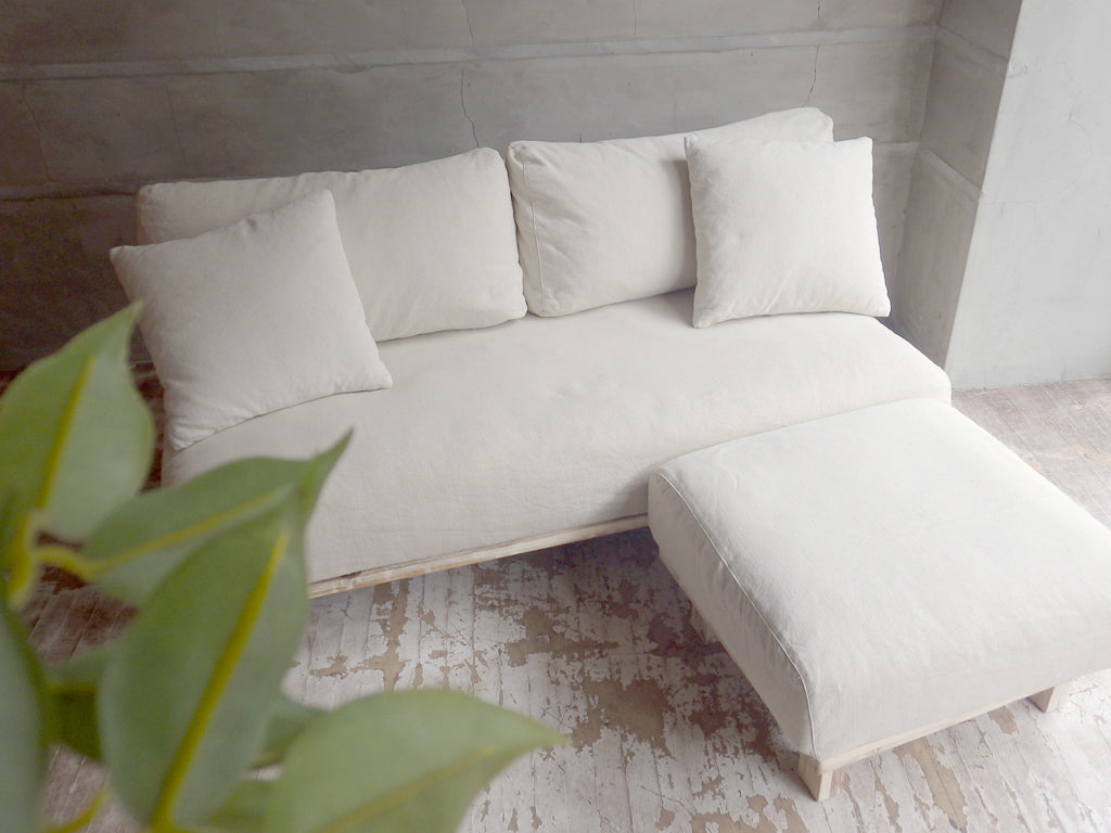 ウニコ unico ラナ LANA カバーリング 2.5シーター ソファ＆オットマン