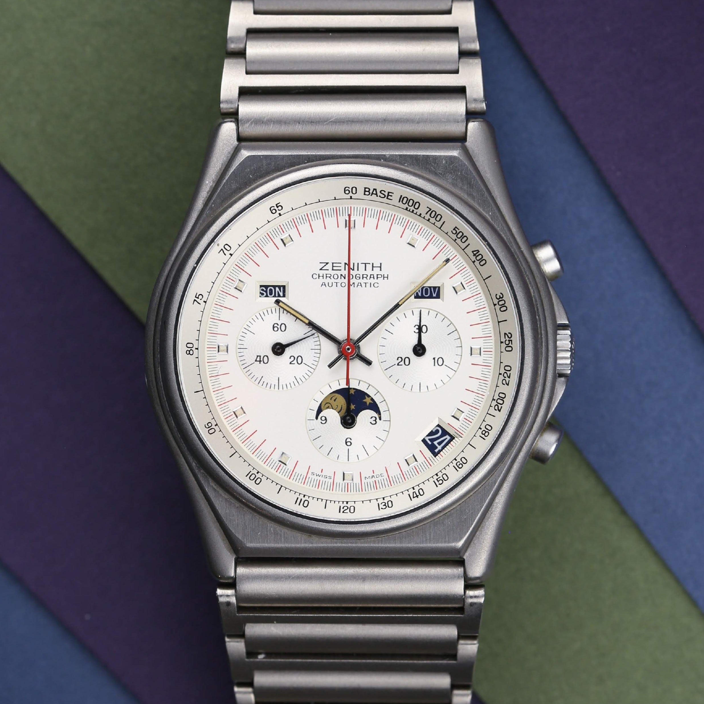 Zenith Port Royal Titanium 95.0100.418 Neo-Vintage Moonphase