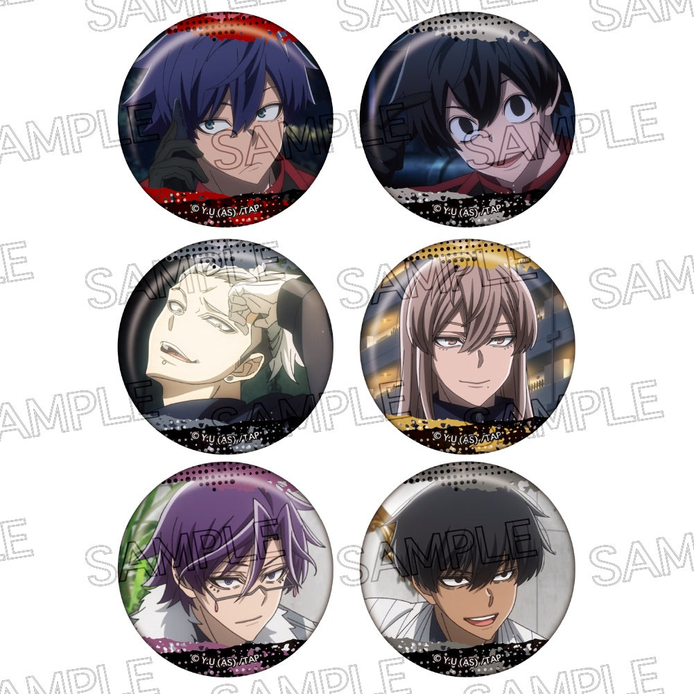 百面相缶バッジ Vol.2 BOX（6個入）｜TVアニメ『桃源暗鬼』公式