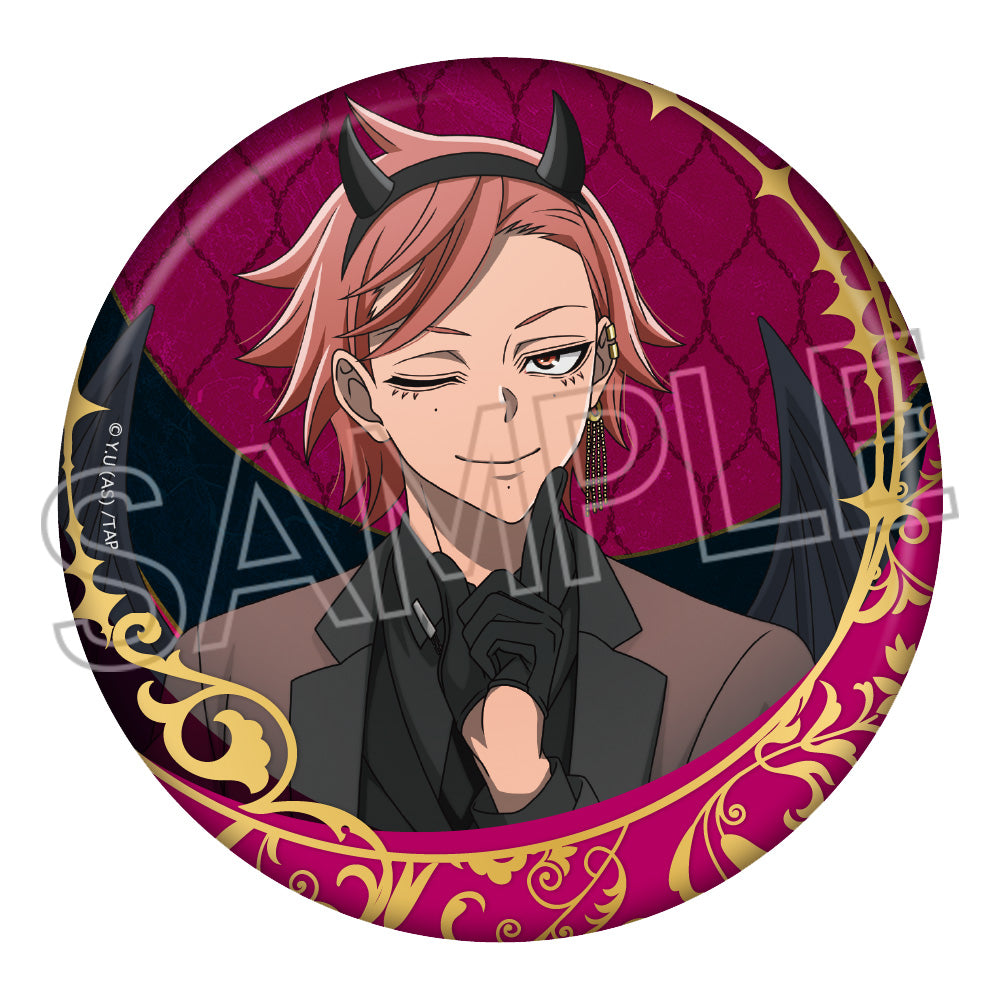 天使と悪魔 箔押し缶バッジ 花魁坂京夜｜TVアニメ『桃源暗鬼』公式