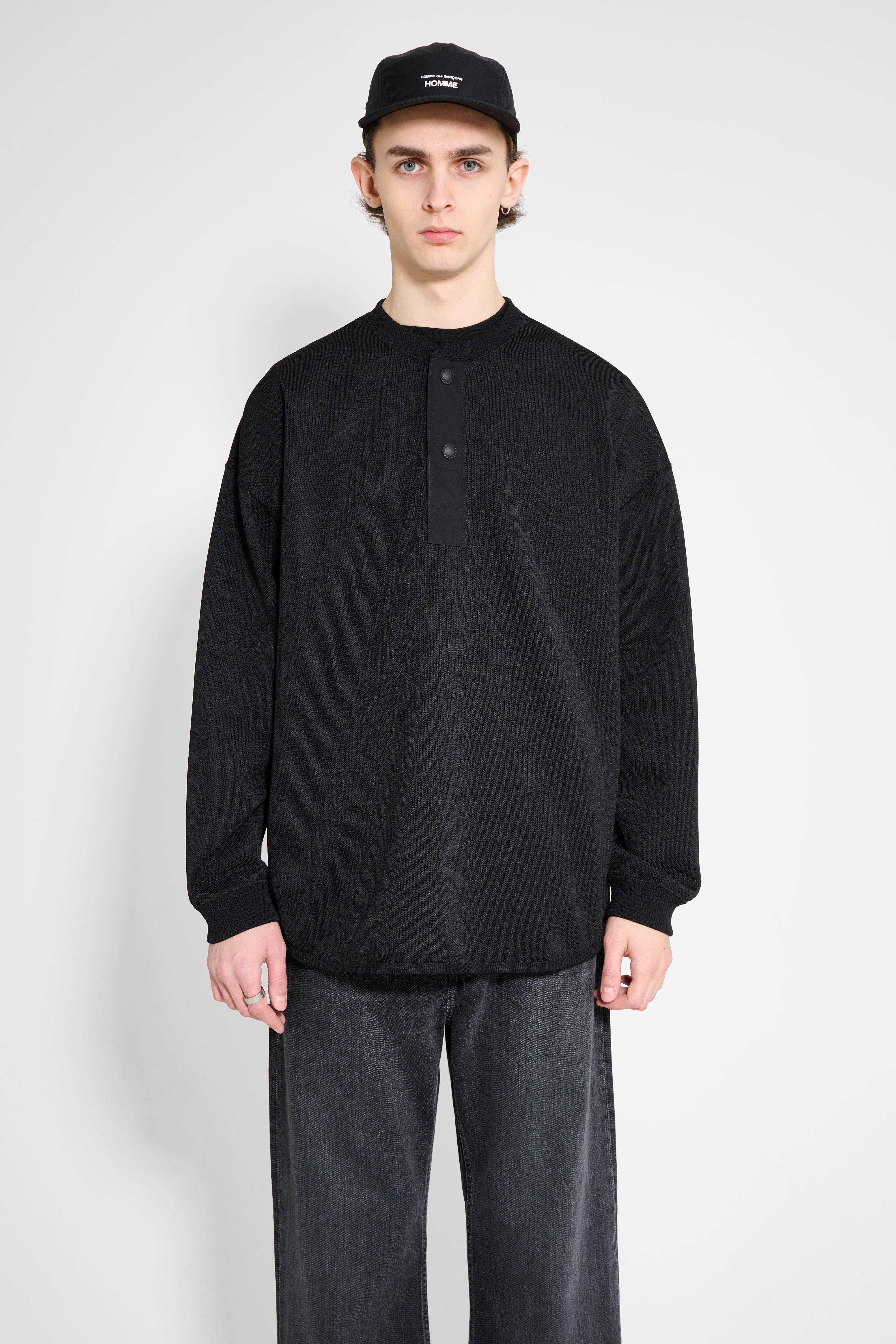 Comme des Garçons Homme Polyester Sweater Black – Très Bien
