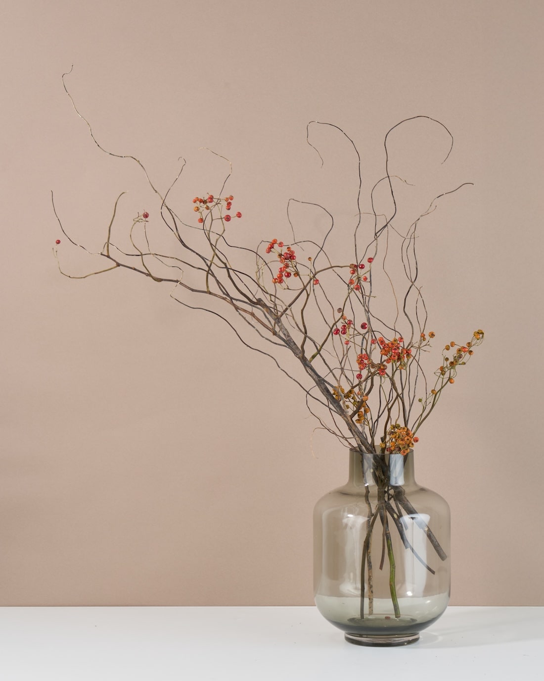 飾るだけでサマになるドライフラワーセット（野ばらの実） 商品ページ