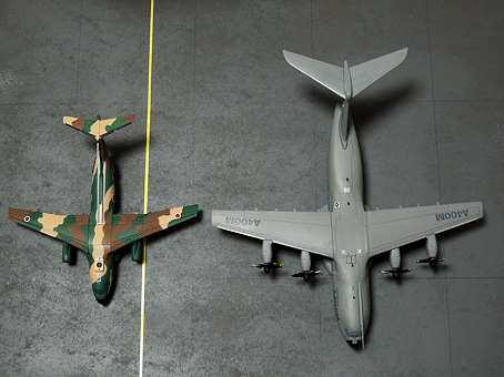 herpa】エアバス社ルクセンブルク空軍A400M輸送機アトラス1/200 herpa
