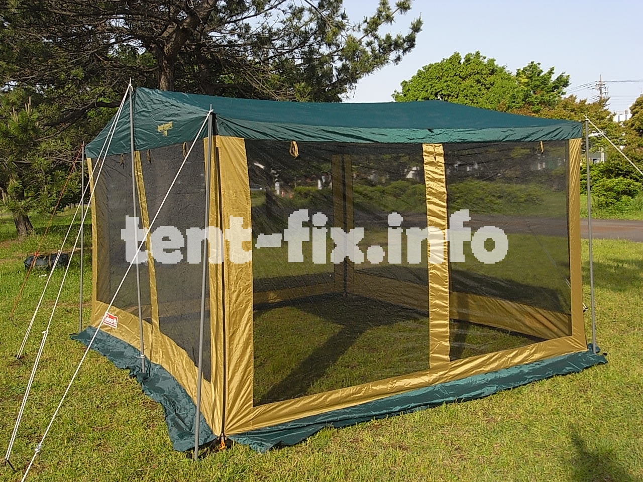 美品】スクエアスクリーン340 付属品完備 Coleman スクエアスクリーン