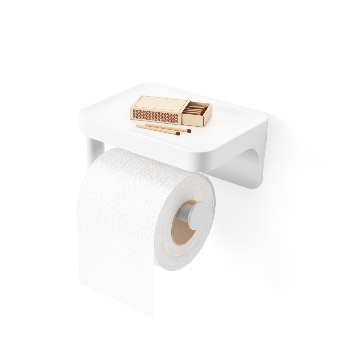 フレックス アドヒーシブ トイレットペーパーホルダー ホワイト