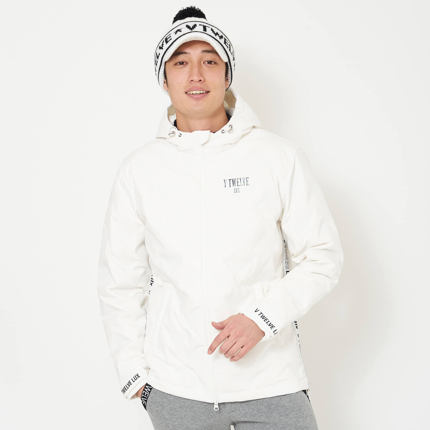 V12 ゴルフ メンズ ダウンジャケット LX SIDE TAPE DOWN JKT | 【公式