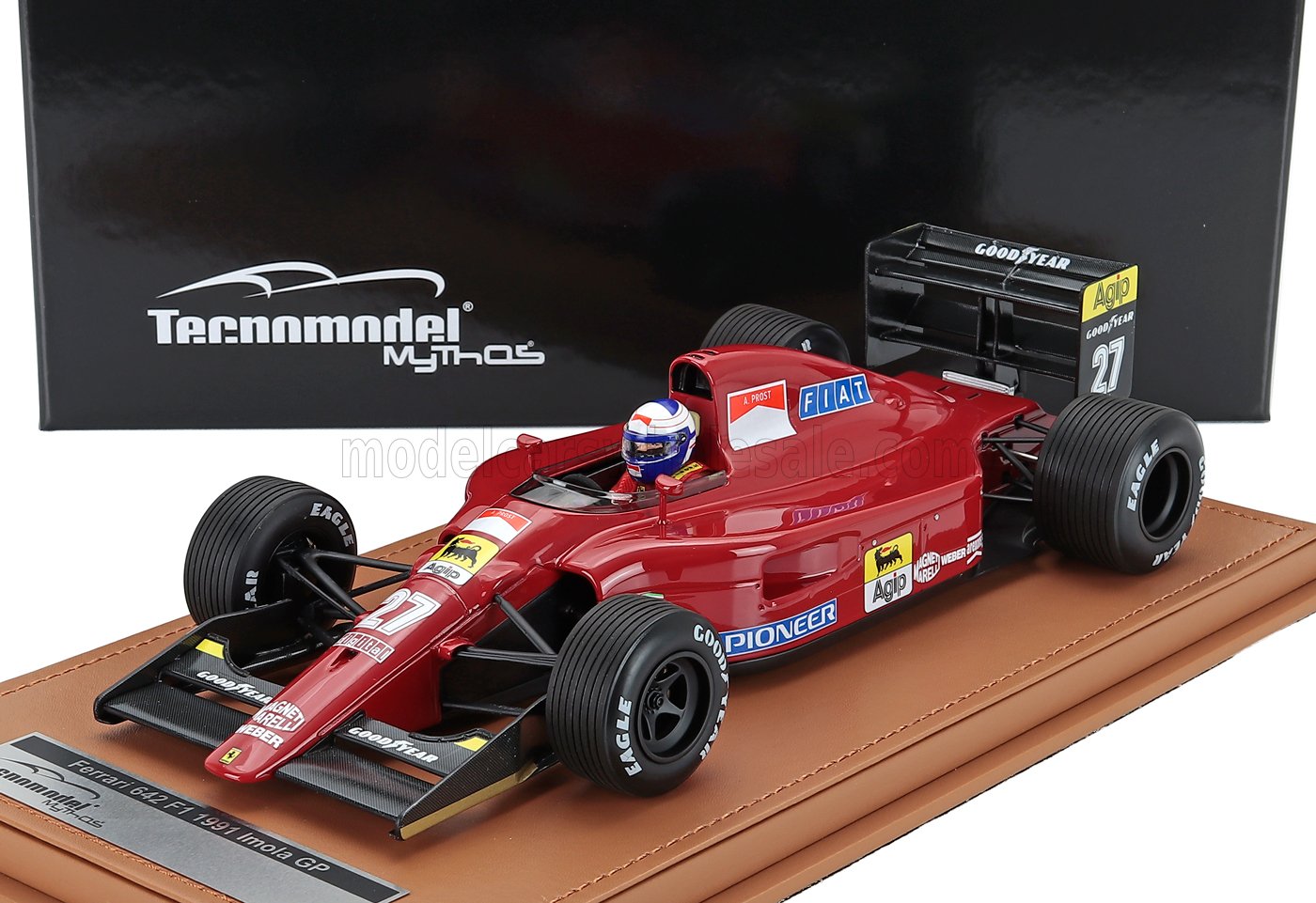 FERRARI - F1 642 N 27 IMOLA GP WITH RAIN TIRES (with pilot figure