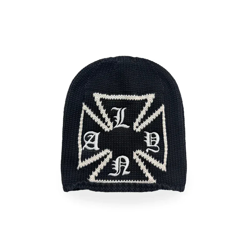 LAST NEST(ラストネスト)商品ページ - L.N.A.Y Cross Beanie - Black